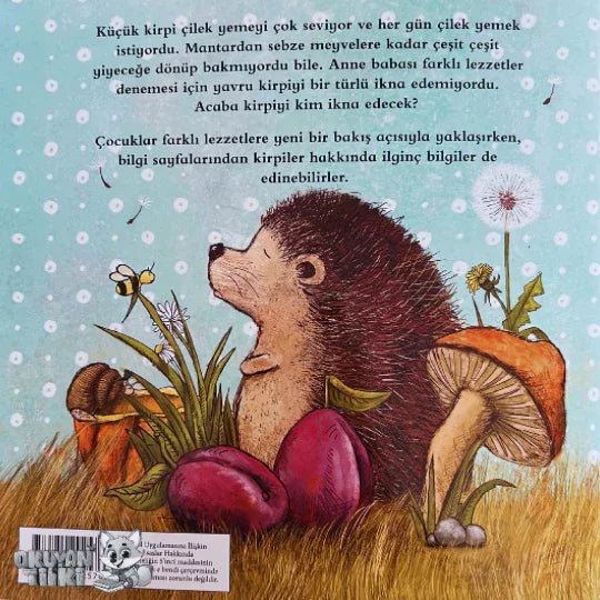 Yemek Seçen Kirpi (3+ Yaş) - Okuyan Tilki