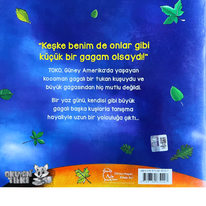 Toko – Küçük Bir Kuşun Büyük Gagasıyla Barışma Hikâyesi (3+ Yaş)