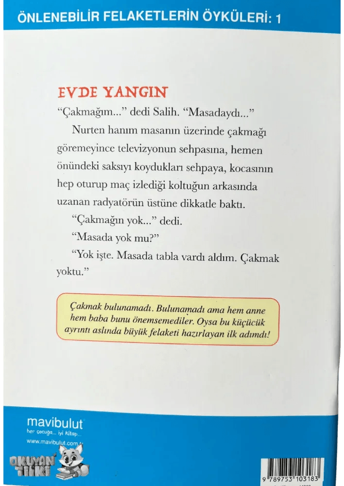 Evde Yangın (7+ Yaş) - Okuyan Tilki