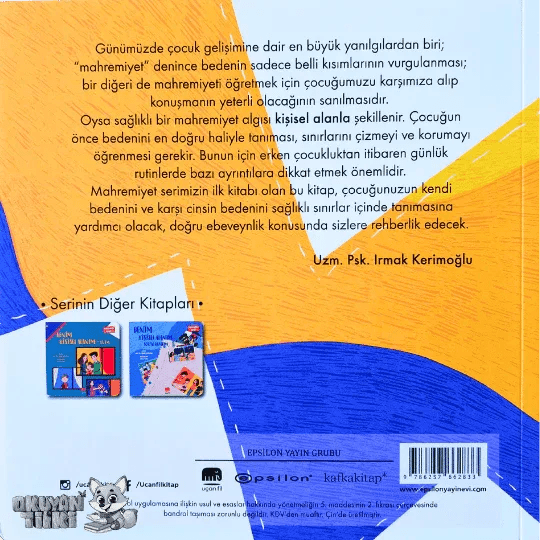 Benim Kişisel Alanım Bedenim (2+ Yaş) - Okuyan Tilki