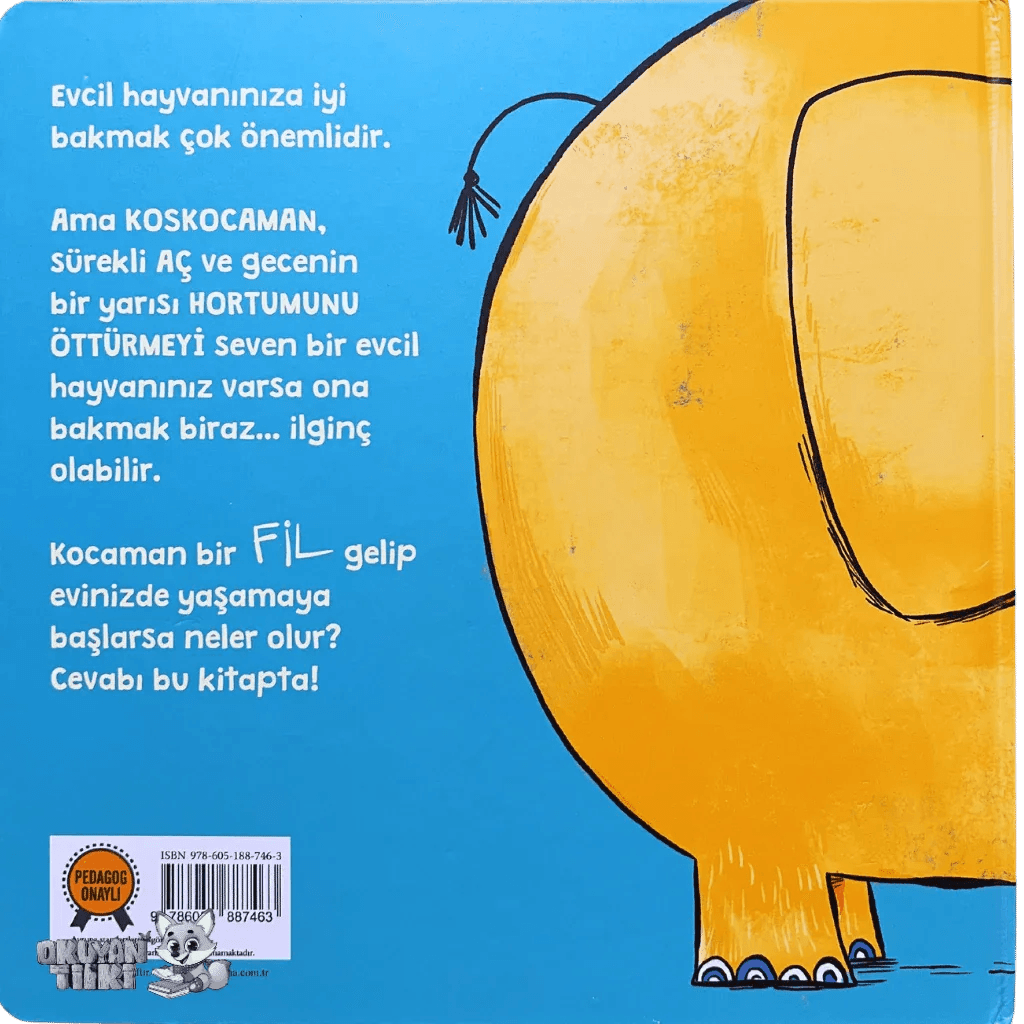 Fil Besleme Rehberi - Organik Kitap (4+ Yaş) - Okuyan Tilki