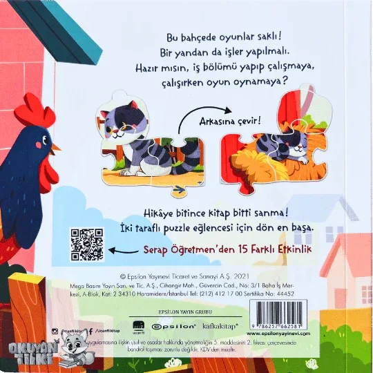 Ada ve Deniz Oyunlu Bahçede (1+ Yaş) - Okuyan Tilki