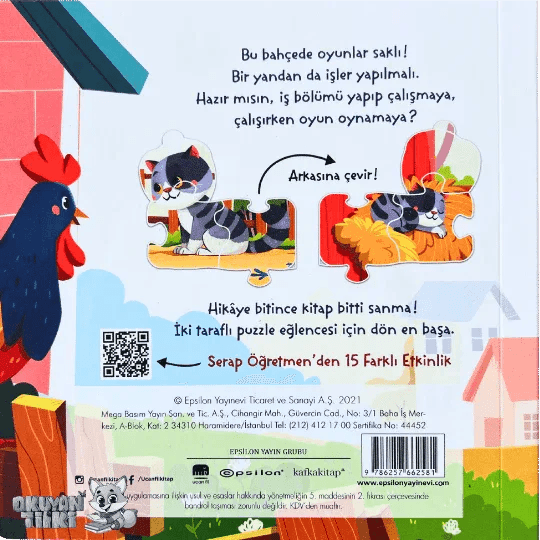 Ada ve Deniz Oyunlu Bahçede (1+ Yaş) - Okuyan Tilki