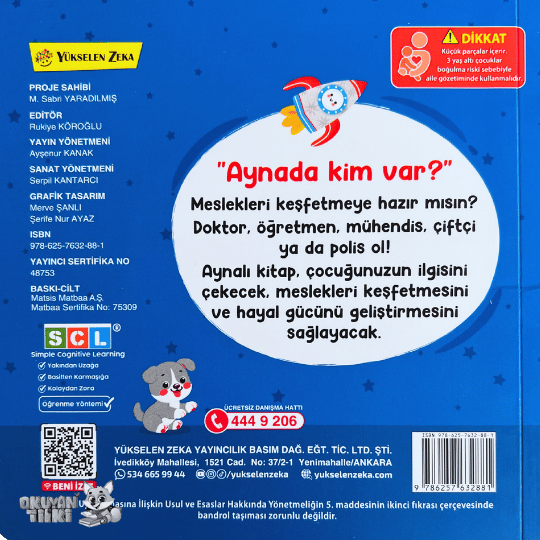 Aynalı Kitap - Meslekler (0+ Yaş)