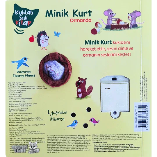 Minik Kurt Ormanda (Kuklalı Sesli Kitap, Soundbuch) - Okuyan Tilki