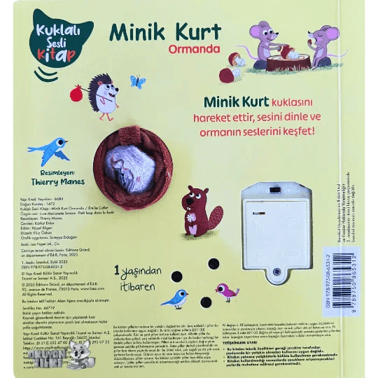 Minik Kurt Ormanda (Kuklalı Sesli Kitap, Soundbuch) - Okuyan Tilki