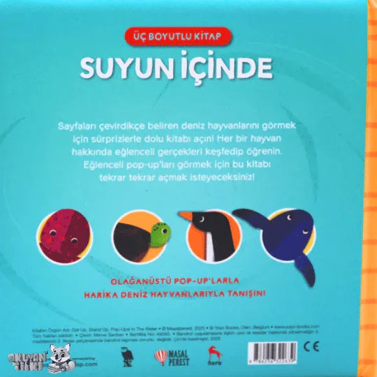 Üç Boyutlu Kitap - Suyun İçinde (1+ Yaş) - Okuyan Tilki