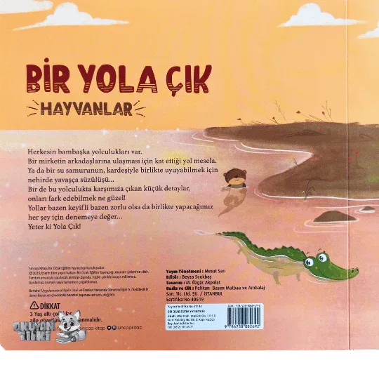 Bir Yola Çık - Hayvanlar (1+ Yaş) - Okuyan Tilki