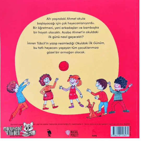 Okuldaki İlk Günüm (6+ Yaş) - Okuyan Tilki