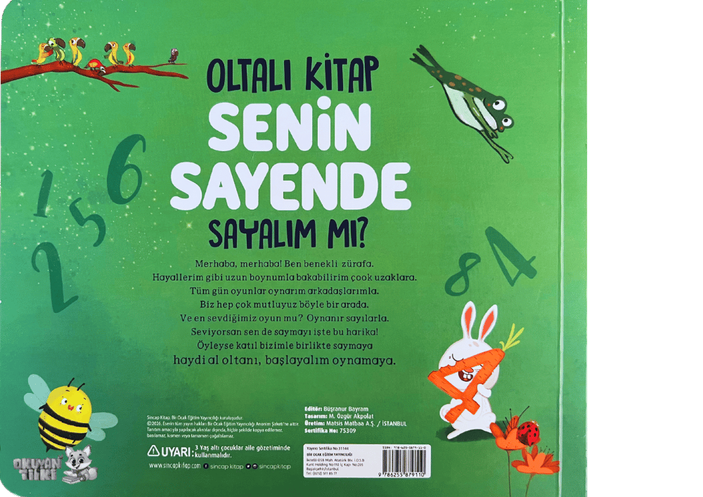 Senin Sayende – Sayalım Mı? (Oltalı Kitap, 1+ Yaş)