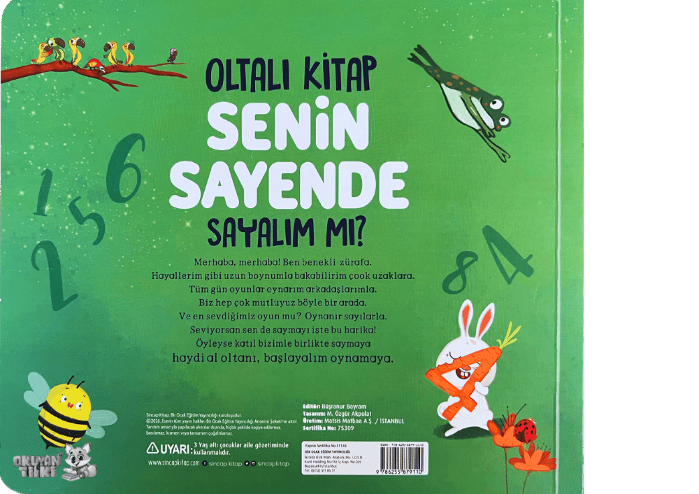 Senin Sayende – Sayalım Mı? (Oltalı Kitap, 1+ Yaş)