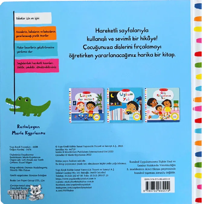 Büyük Adımlar – Dişlerimizi Fırçalıyoruz (0+ Yaş) - Okuyan Tilki