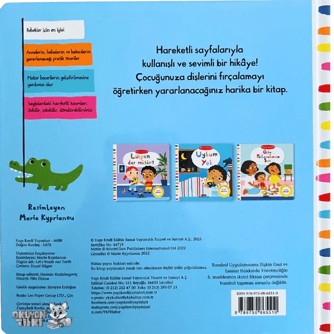 Büyük Adımlar – Dişlerimizi Fırçalıyoruz (0+ Yaş) - Okuyan Tilki