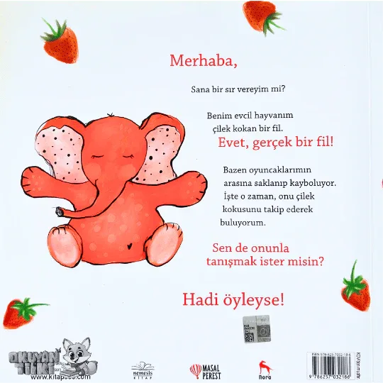 Çilek Kokan Fil (3+ Yaş) - Okuyan Tilki