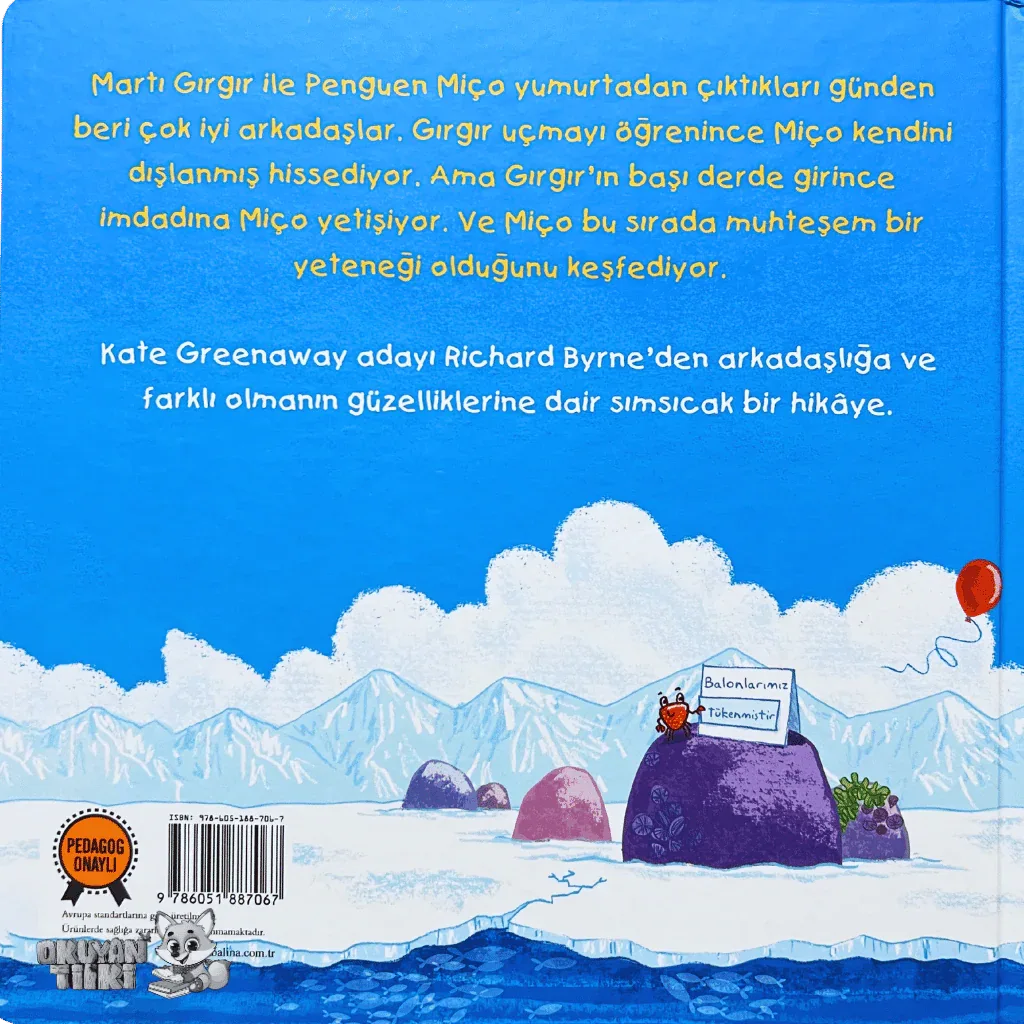 Penguenler Uçamaz! - Organik Kitap (4+ Yaş) - Okuyan Tilki