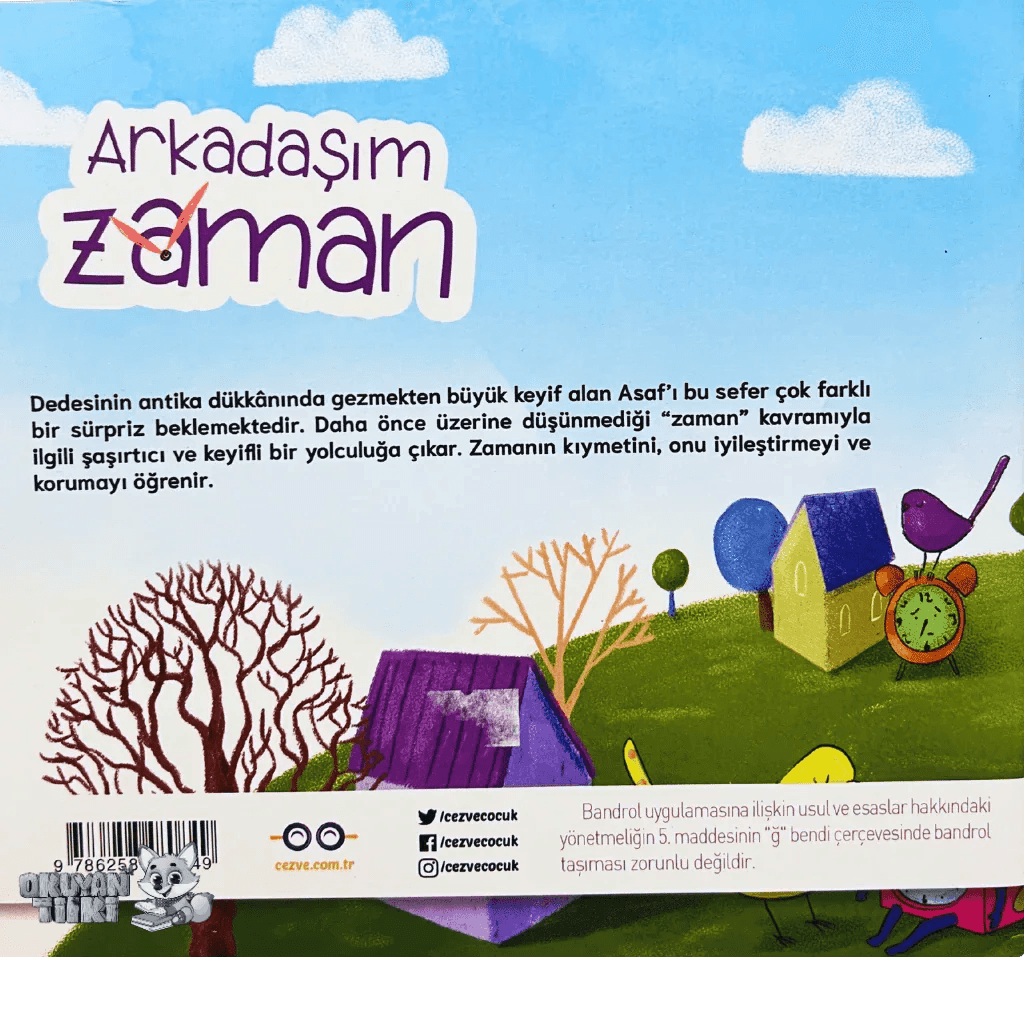 Arkadaşım Zaman (3+ Yaş) - Okuyan Tilki