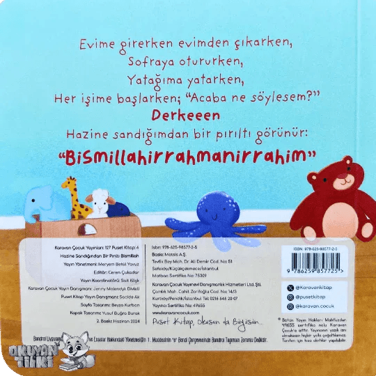 Bismillah “Hazine Sandığından Bir Pırıltı” (2+ Yaş) - Okuyan Tilki