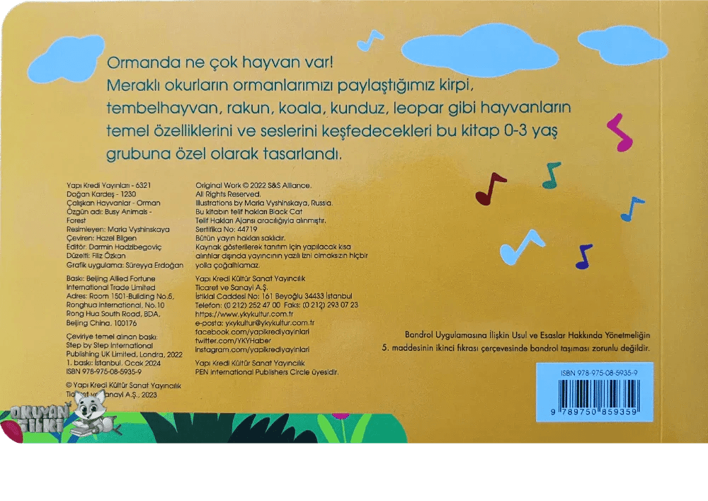 Çalışkan Hayvanlar – Orman - Sesli Kitaplar (Soundbuch) - Okuyan Tilki
