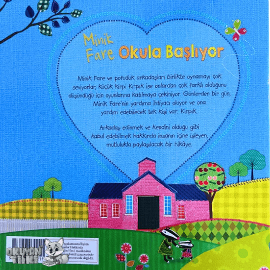 Minik Fare Okula Başlıyor (3+ Yaş) - Okuyan Tilki