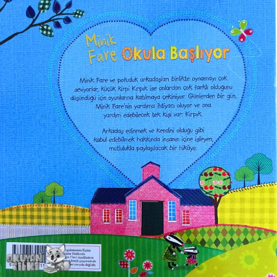 Minik Fare Okula Başlıyor (3+ Yaş) - Okuyan Tilki