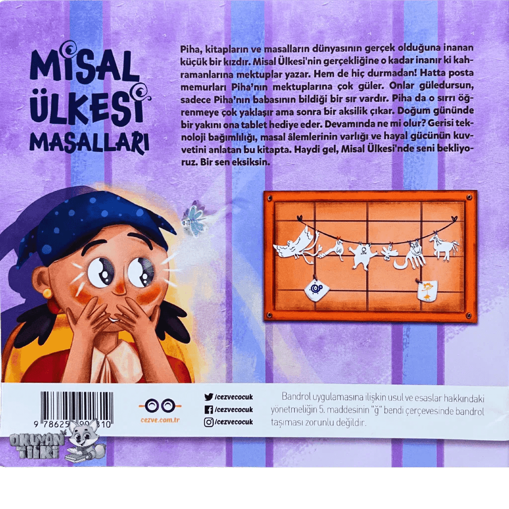 Misal Ülkesi Masalları (3+ Yaş) - Okuyan Tilki