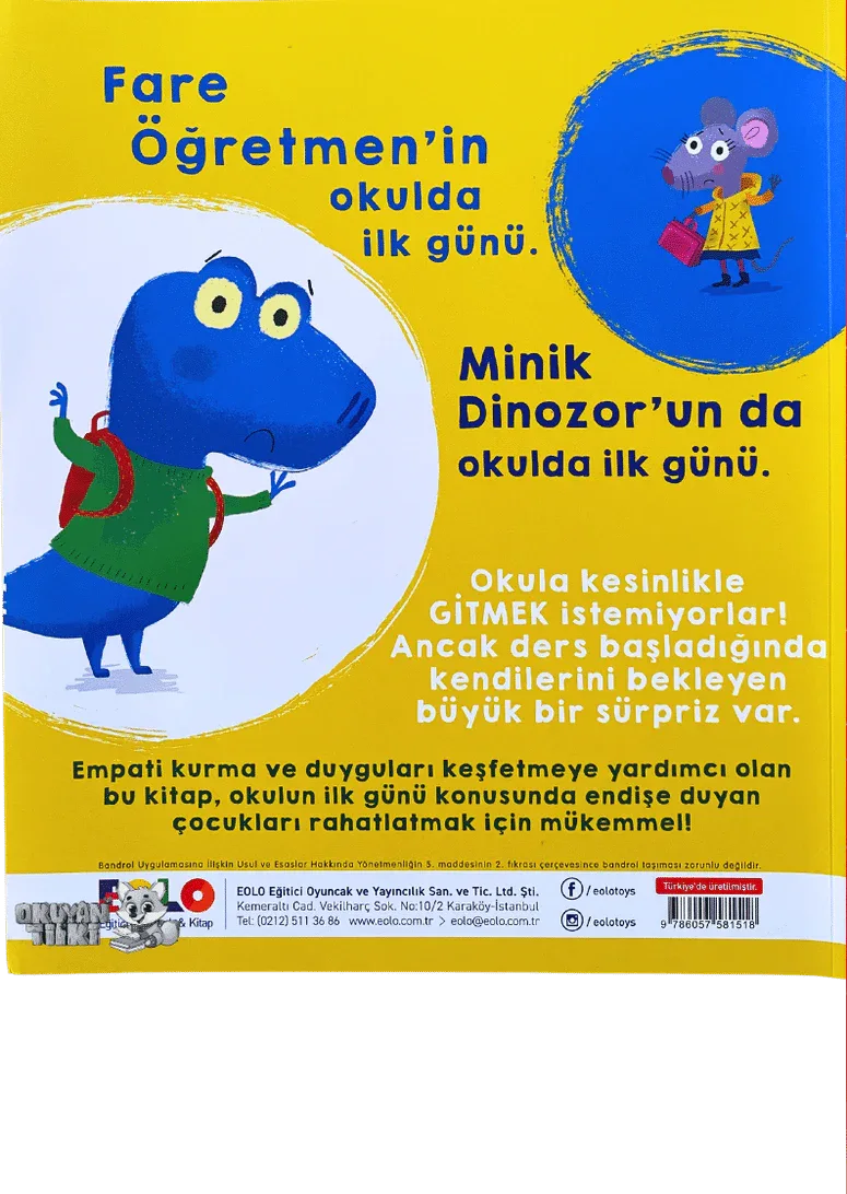 Okula Gitmek İstemiyorum (3+ Yaş) - Okuyan Tilki