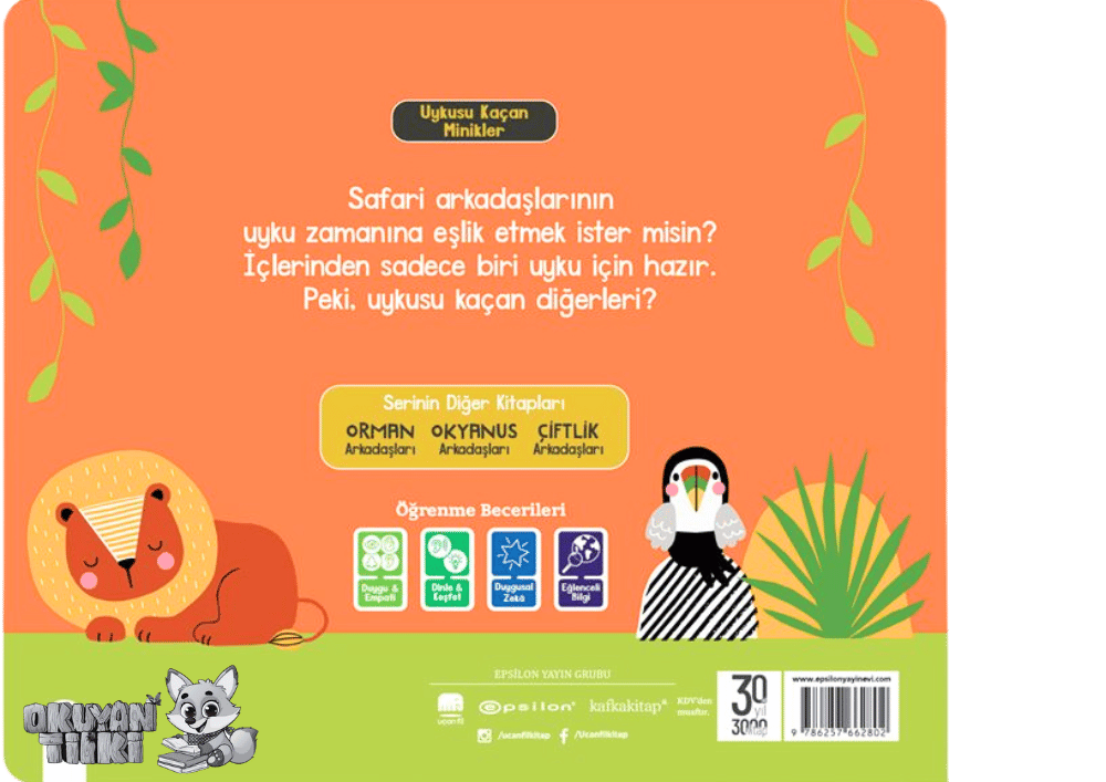 Uykusu Kaçan Minikler - Safari arkadaşları (1+ Yaş)