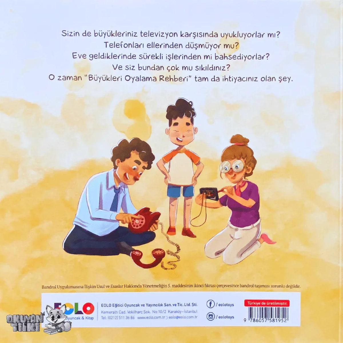 Büyükleri Oyalama Rehberi (3+ Yaş) - Okuyan Tilki