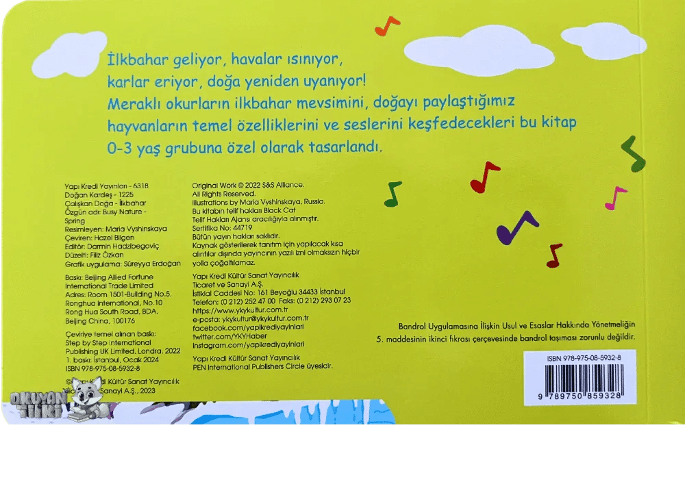 Çalışkan Doğa – İlkbahar - Sesli Kitaplar (Soundbuch) - Okuyan Tilki