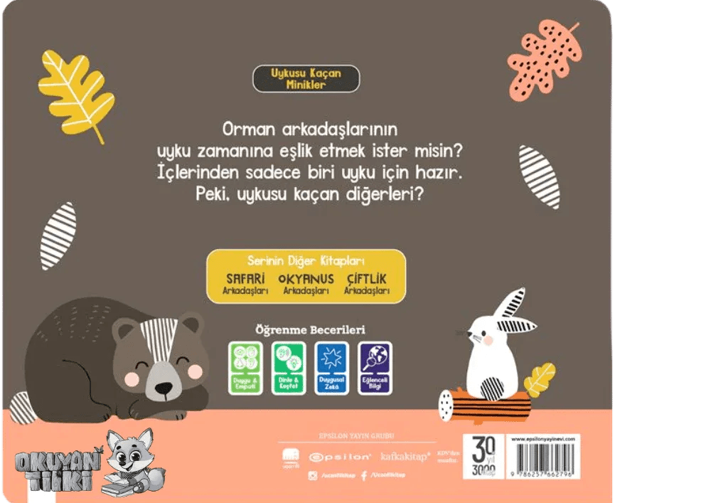Uykusu Kaçan Minikler - Orman arkadaşları (1+ Yaş) - Okuyan Tilki