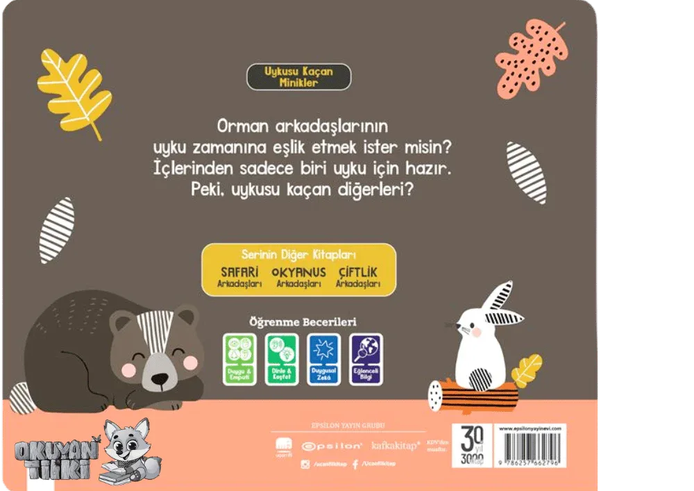 Uykusu Kaçan Minikler - Orman arkadaşları (1+ Yaş) - Okuyan Tilki