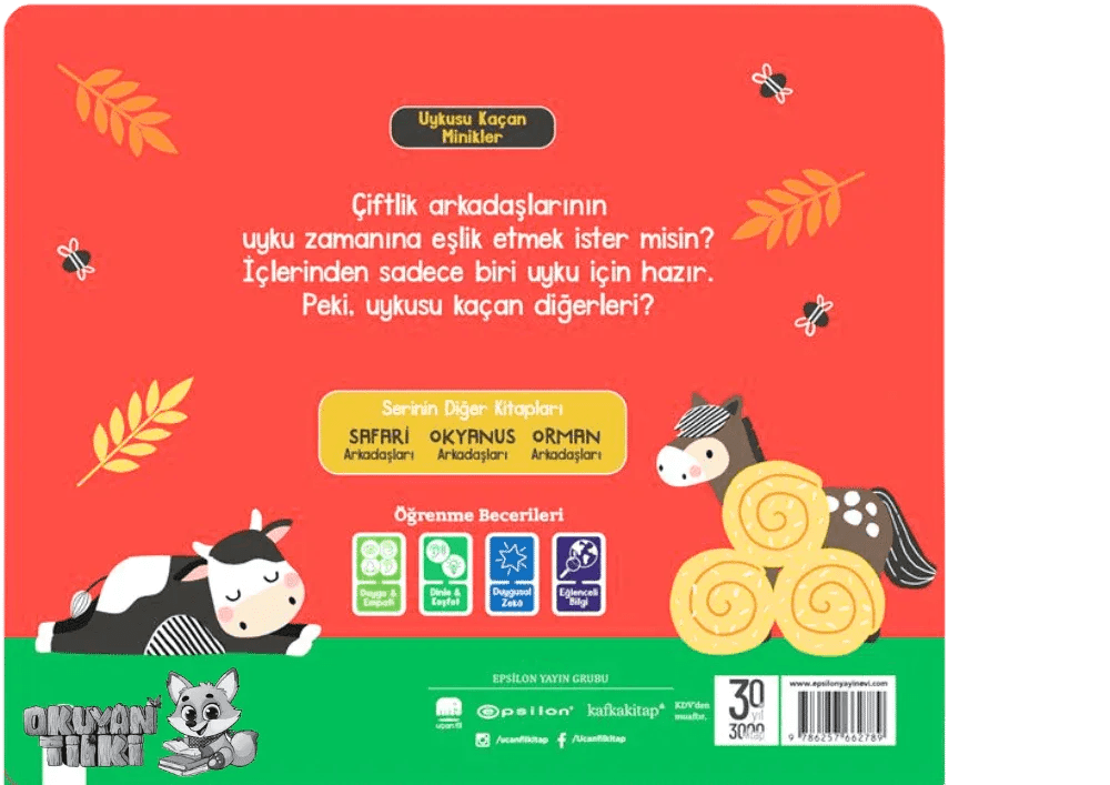 Uykusu Kaçan Minikler - Çiftlik arkadaşları (1+ Yaş) - Okuyan Tilki