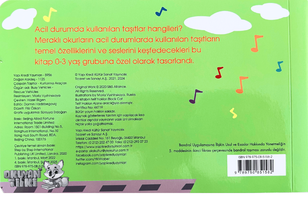 Çalışkan Taşıtlar – Kurtarma Araçları – Sesli Kitaplar (Soundbuch)