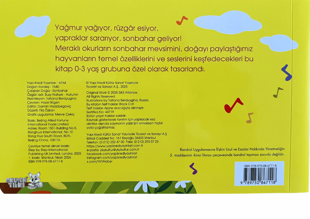 Çalışkan Doğa – Sonbahar – Sesli Kitaplar (Soundbuch)