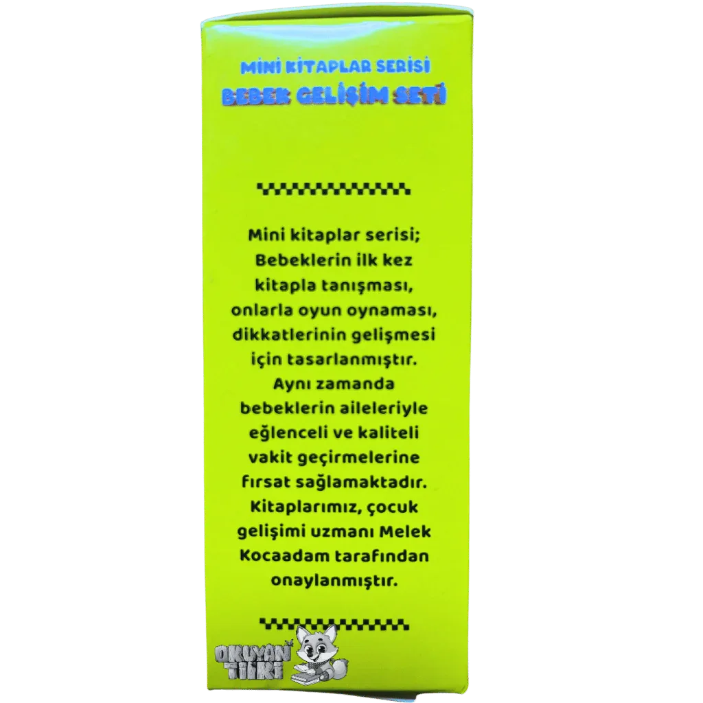 Mini Kitaplar Serisi - Bebek Gelişim Seti (6 Kitap, 1+ Yaş) - Okuyan Tilki