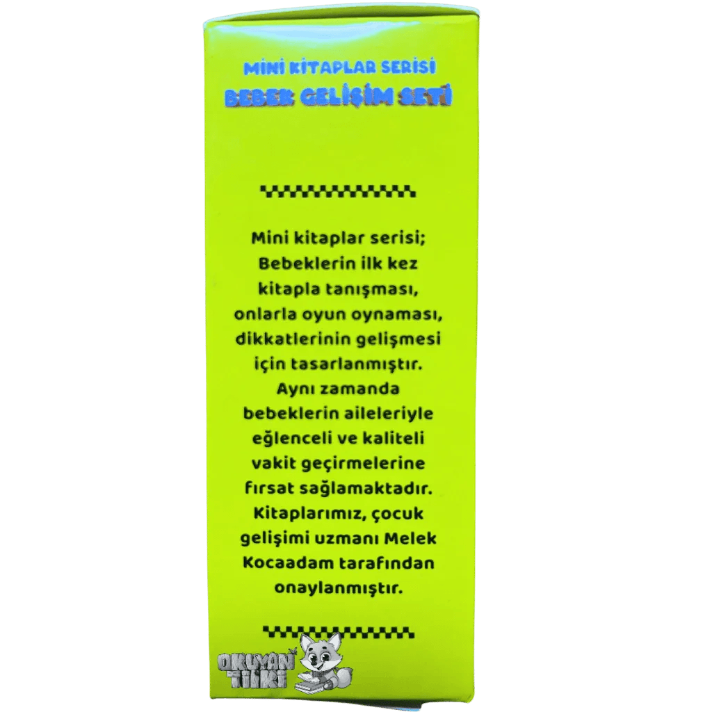 Mini Kitaplar Serisi - Bebek Gelişim Seti (6 Kitap, 1+ Yaş) - Okuyan Tilki