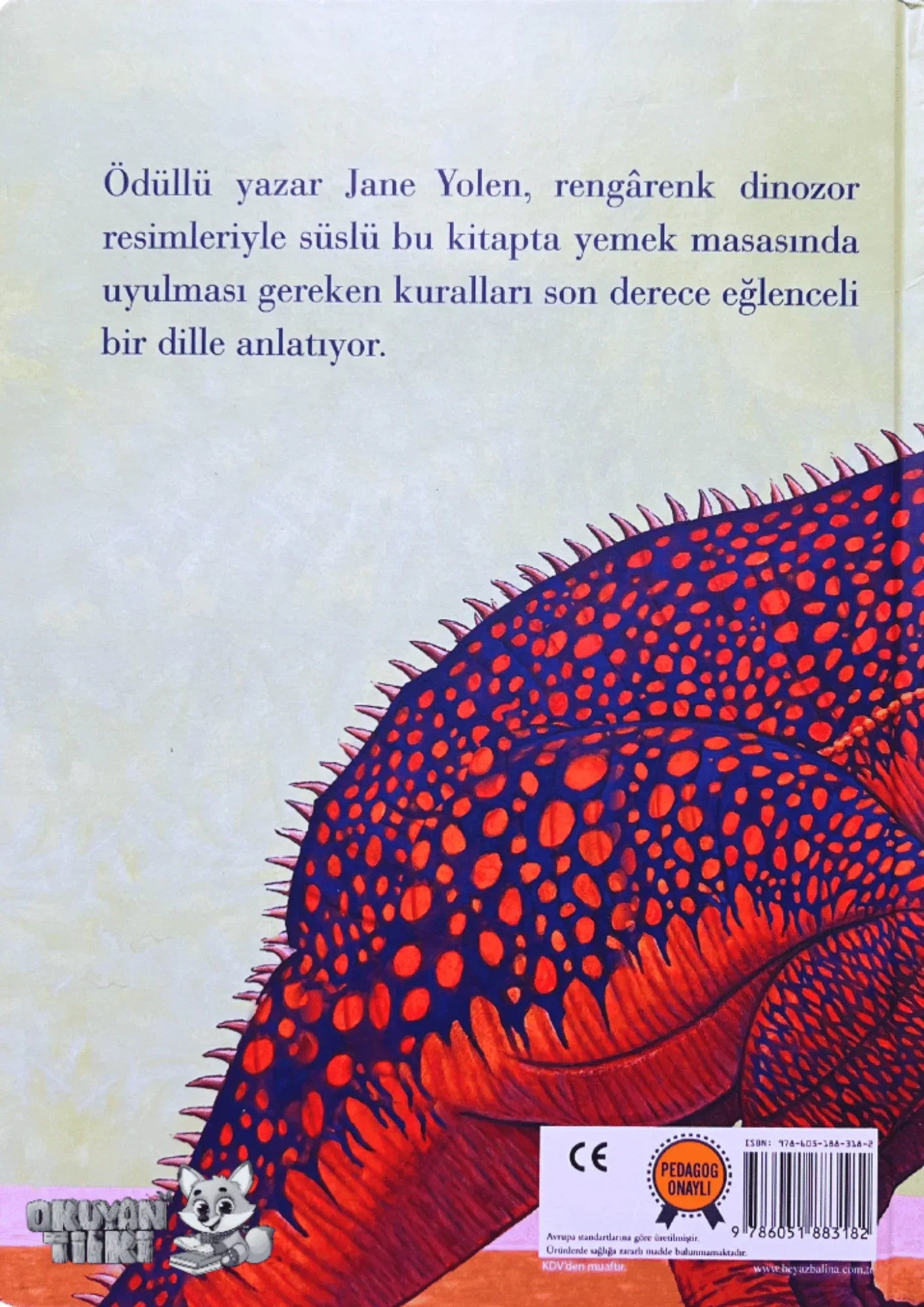 Dinozorlar Yemeklerini Nasıl Yer? - Organik Kitap (4+ Yaş) - Okuyan Tilki