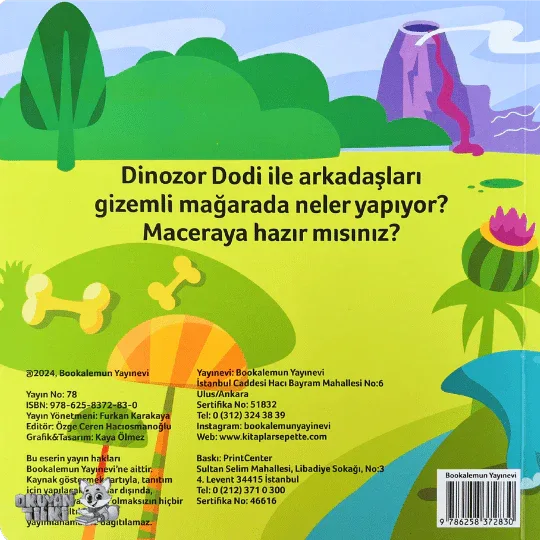 Gizemli Mağaradaki Dinozorlar (1+ Yaş) - Okuyan Tilki