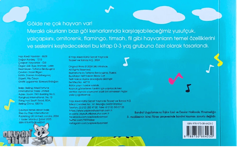 Çalışkan Hayvanlar – Göl - Sesli Kitaplar (Soundbuch) - Okuyan Tilki