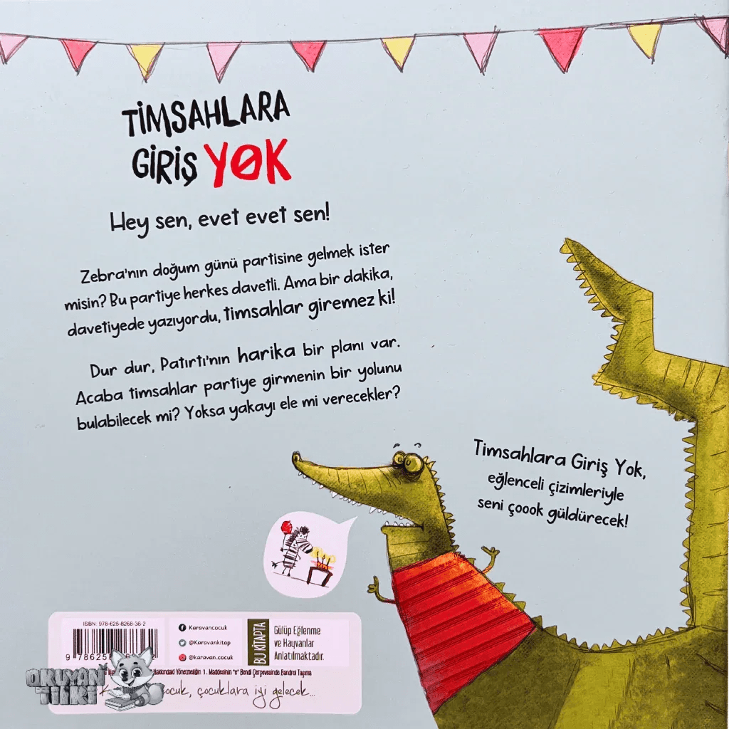 Timsahlara Girişi Yok (4+ Yaş) - Okuyan Tilki