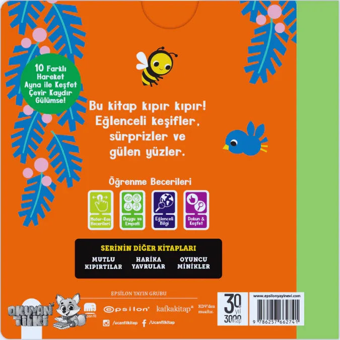 Kaydır ve Gülümse - Meraklı Kaşifler (1+ Yaş) - Okuyan Tilki