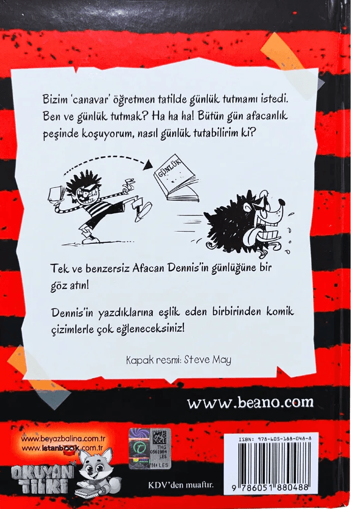 Afacan Dennis'in Günlüğü (7+ Yaş) - Okuyan Tilki