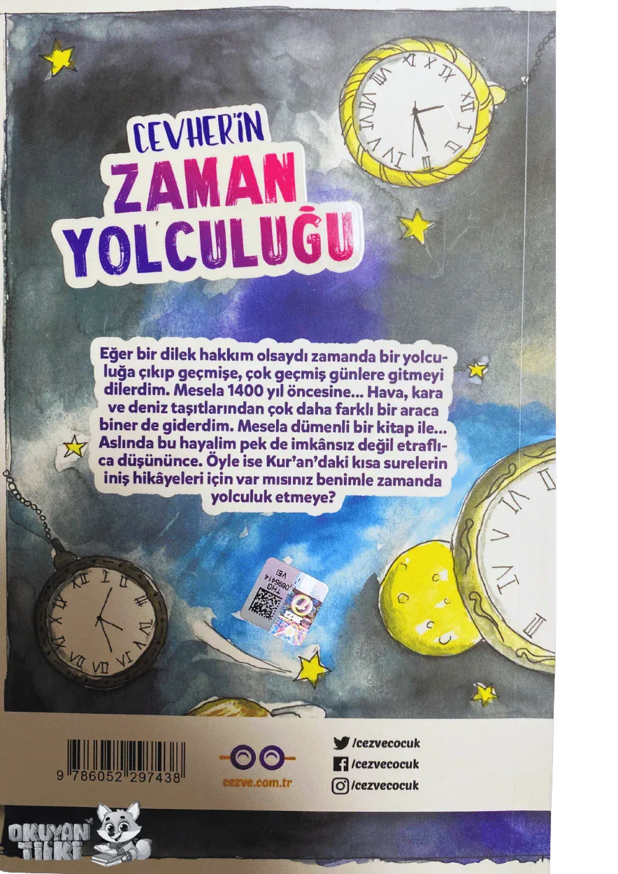 Cevher'in Zaman Yolculuğu (8+ Yaş) - Okuyan Tilki