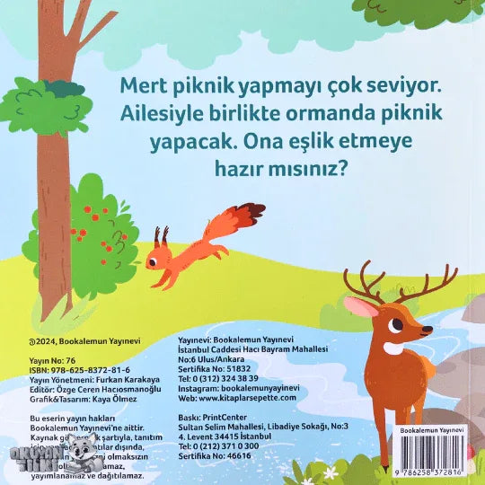 Ormanda Piknik Vakti (1+ Yaş) - Okuyan Tilki