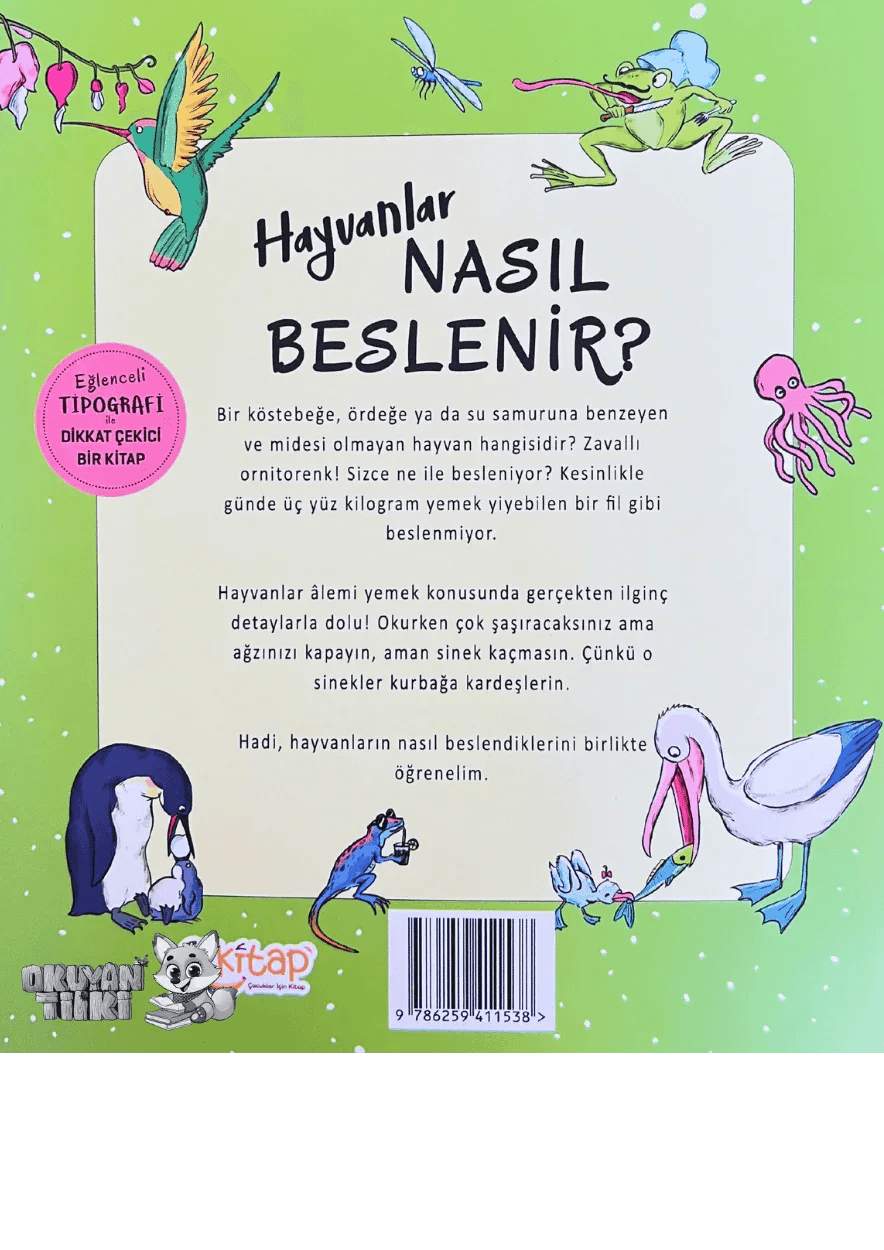 Hayvanlar Nasıl Beslenir? (2+ Yaş) - Okuyan Tilki