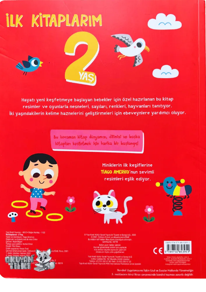 İlk Kitaplarım – 2 Yaş (2+ Yaş) - Okuyan Tilki