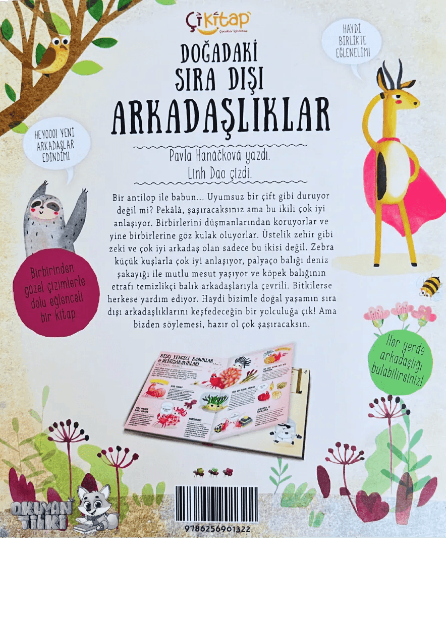 Doğadaki Sıra Dışı Arkadaşlıklar (4+ Yaş) - Okuyan Tilki