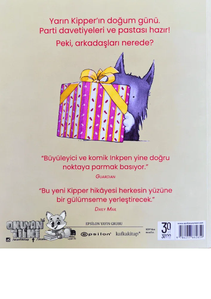 Kipper'ın Doğum Günü (2+ Yaş) - Okuyan Tilki