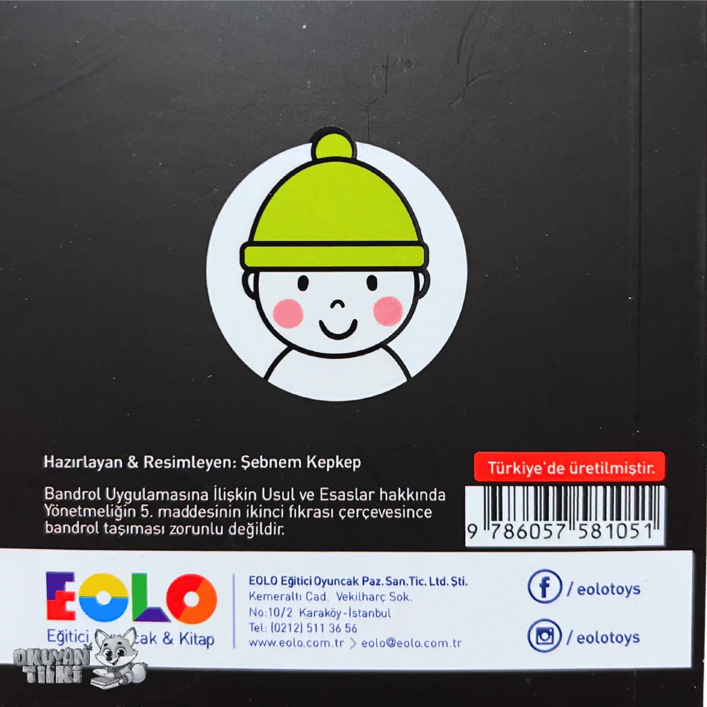 Bebeğim için İlk Kitaplar – Yüzler (0+ Yaş) - Okuyan Tilki