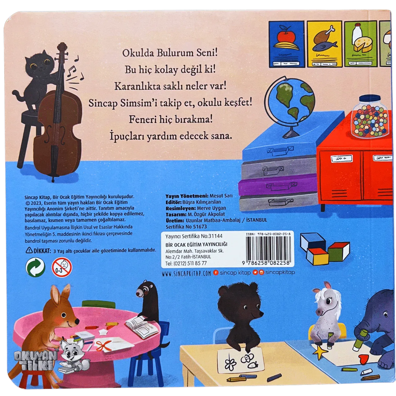 Bulurum Seni Okulda – Fenerli Kitap (1+ Yaş) - Okuyan Tilki